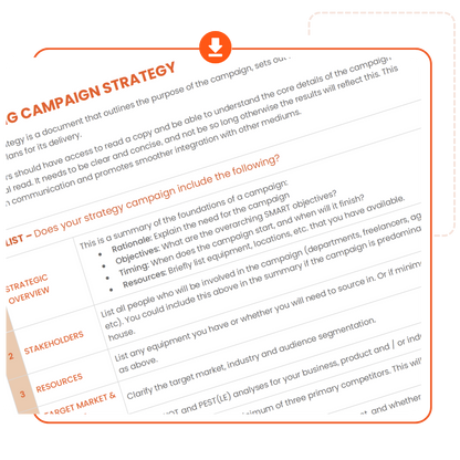 Premium Digital Marketing Strategy templates: Full Pack
