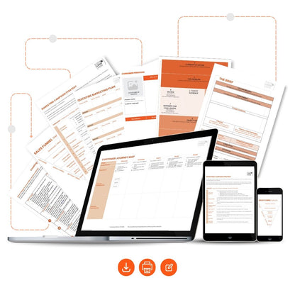 Premium Digital Marketing Strategy templates: Full Pack